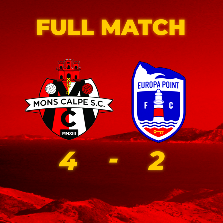 Full Match: Mons Calpe SC VS Europa Point FC