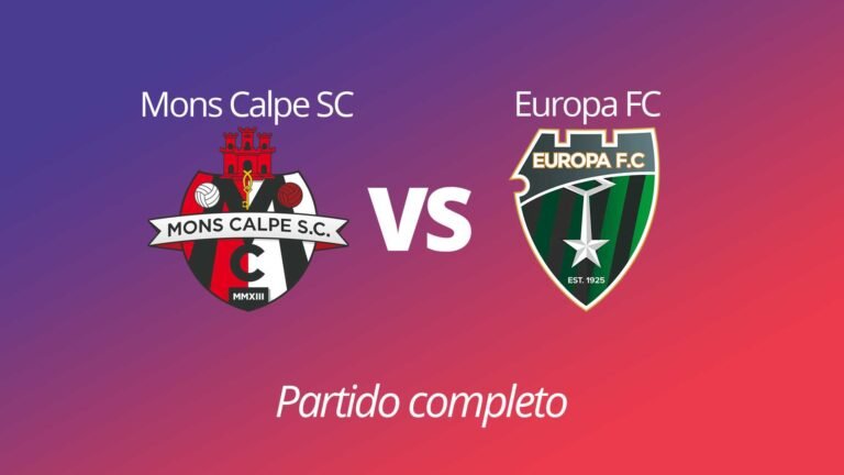 Mons Calpe SC VS Europa FC – 15/05/2021