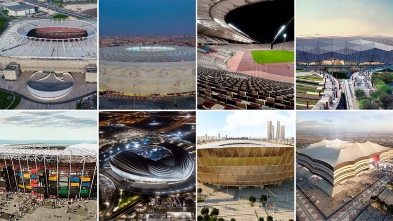 Los estadios de la Copa del Mundo Qatar 2022